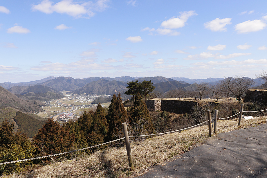 竹田城内の頂上へ